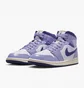 Кроссовки женские Air Jordan 1 Mid Se WomenS Shoes Violet/Pink DZ3745-500