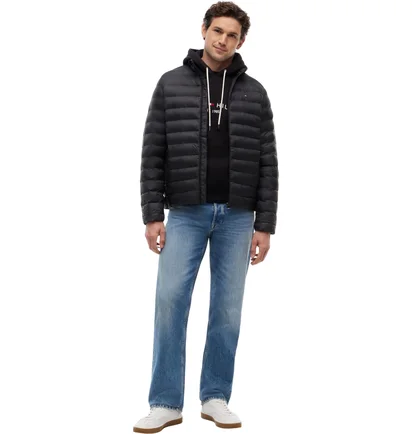 Куртка мужская Tommy Hilfiger Lightweight Packable Hooded Black 78JB394-FAP