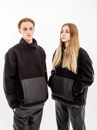Кофта унісекс Rains Tops Black 1850-BLACK