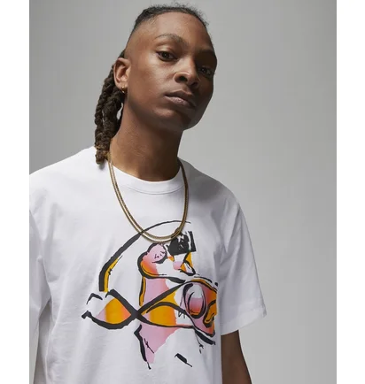 Футболка мужская Air Jordan Flight Mvp Summer Flow Graphic T-Shirt White DX9569-100