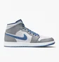 Кросівки чоловічі Nike Air Jordan 1 Mid Grey Dq8426-014