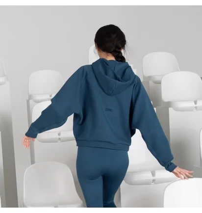 Толстовка женская Adidas Z.N.E. Full-Zip Turquoise IN5129