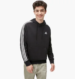 Худи мужское Adidas M 3S Ft Hd Black IC0435