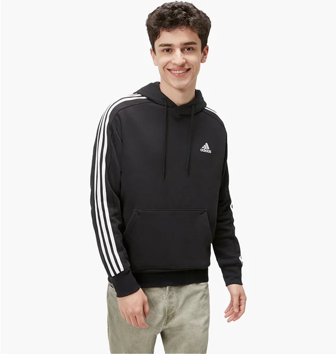 Худи мужское Adidas M 3S Ft Hd Black IC0435