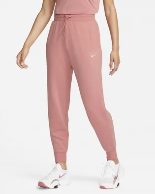 Штани жіночі Nike Dri-Fit One High-Waisted 7/8 French Terry Joggers Pink FB5434-618