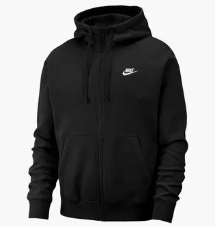 Мужская толстовка Nike M NSW CLUB HOODIE FZ BB Black BV2645-010