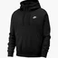 Толстовка чоловіча Nike M NSW CLUB HOODIE FZ BB Black BV2645-010