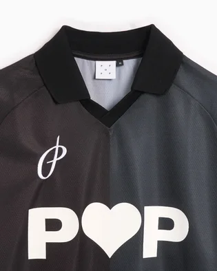 Лонгслів чоловічий Pop Trading Company Striped Sportif Black POPAW24-02-024