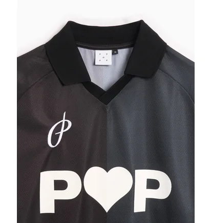 Лонгслів чоловічий Pop Trading Company Striped Sportif Black POPAW24-02-024