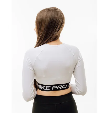 Лонгслів жіночий Nike Pro Df 365 Crop Ls White FV5484-100