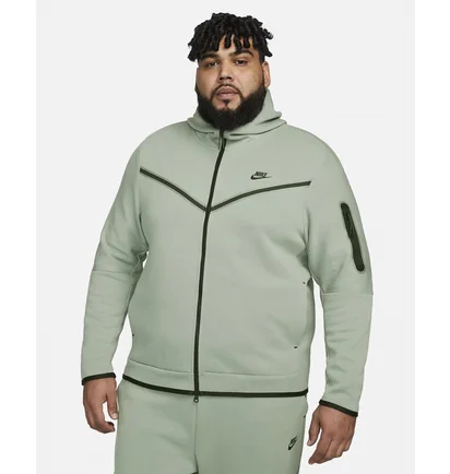 Толстовка чоловіча Nike M Nsw Tch Flc Hoodie Fz Wr Olive Cu4489-330