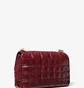Сумка женская Michael Kors Soho Large Quilted Crinkled Leather Shoulder Bag Bordo 30F0L1SL3Y-DK-BERRY-13791