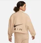 Кофта жіноча Nike Air Cropped Brown FB8077-200