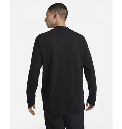 Лонгслів чоловічий Nike Mock Neck T-Shirt Black DX5868-010