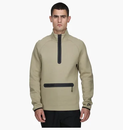 Кофта мужская Nike Sportswear Tech Fleece MenS 1/2-Zip Sweatshirt Beige FB7998-276