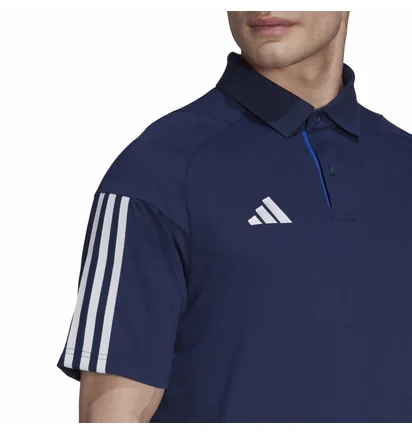 Поло чоловіче Adidas T-Shirt Tiro23 C Co Po Blue HK8052
