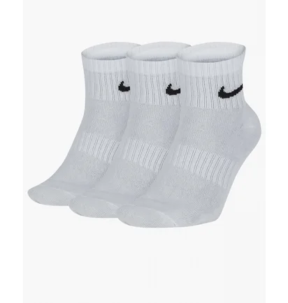 Шкарпетки унісекс Nike Everyday Ltwt Ankle (3 пари, неутеплені) SX7677-100