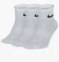 Шкарпетки унісекс Nike Everyday Ltwt Ankle (3 пари, неутеплені) SX7677-100