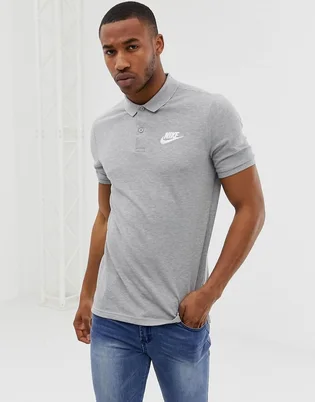 Футболка мужская Nike Polo Pq Matchup Grey 909746-063
