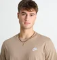 Футболка чоловіча Nike Sportswear Club T-Shirt Brown AR4997-248