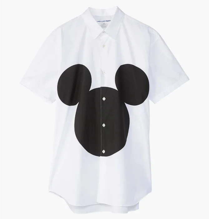 Рубашка мужская Comme des Garcons White FK-B014-S23