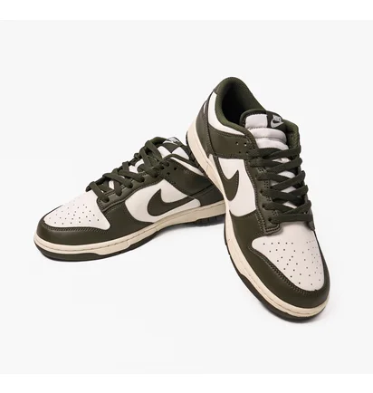 Кроссовки мужские Nike Dunk Low Retro White/Green HF5441-102