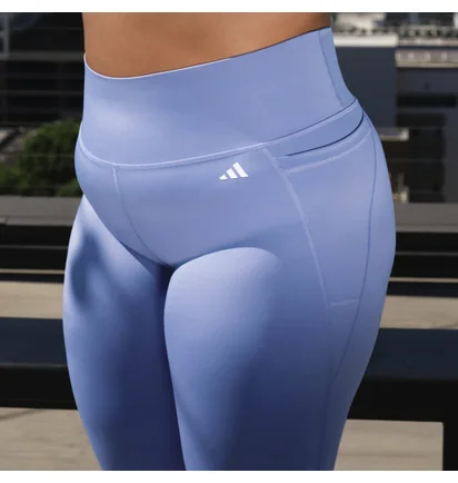Леггинсы женские Adidas Optime Stash Pocket High-Waisted 7/8 Leggings Violet Hr5442