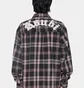 Рубашка мужская Ksubi Картата Vulture Flannel Ls Shirt Plum Multi MSP26SH009