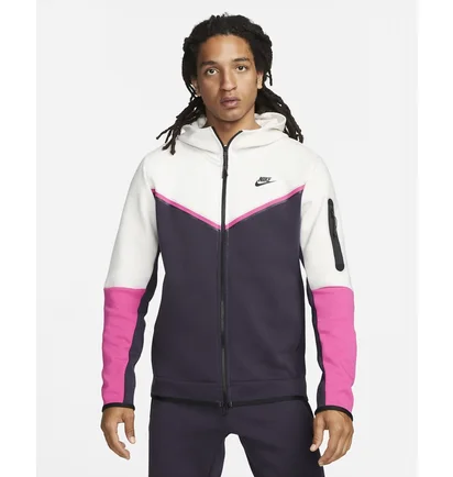 Куртка чоловіча Nike Sportswear Tech Fleece Taped Full-Zip Hoodie Black Cu4489-031