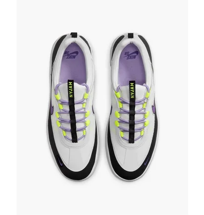 Кроссовки унисекс Nike Skate Shoes White/Black BV2078-009