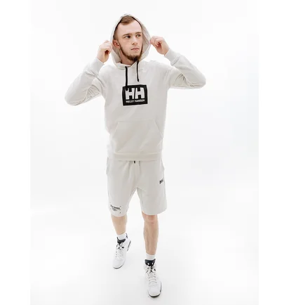 Худи мужское Helly Hansen Hh Box Hoodie Beige 53289-824