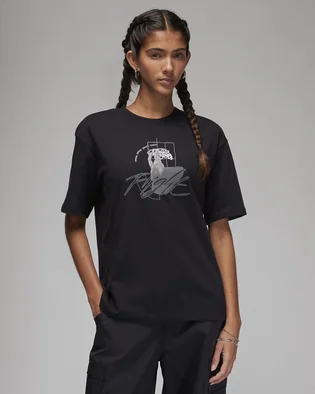 Футболка жіноча Air Jordan Graphic T-Shirt Black FD7244-010