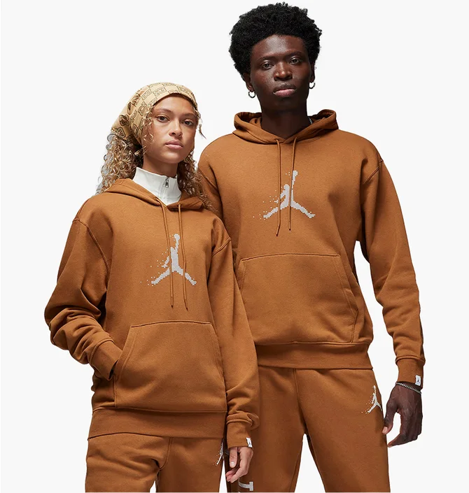 Худи унисекс Air Jordan Essentials Holiday Fleece Pullover Hoodie Brown FD7465-281