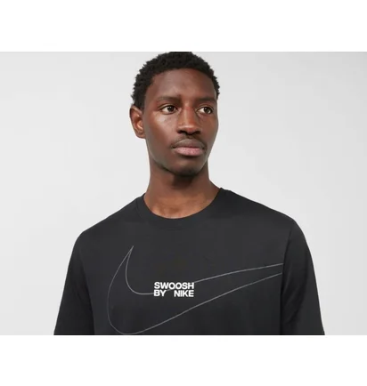 Футболка мужская Nike Swoosh T-Shirt Black FQ3785-010
