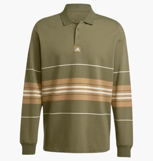 Лонгслив мужской Adidas Striped Olive JD5392