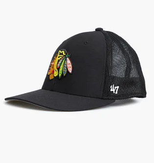 Кепка унісекс 47 Brand Chicago Blackhawks Trophy Black H-FTRPH04CTE-BK