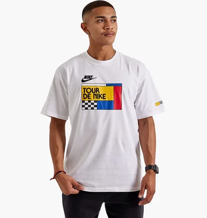 Футболка чоловіча Nike Tour De Nike Tee White HF7043-100