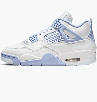 Кроссовки женские Air Jordan 4 Retro Forget Me Not White/Light Blue HV0823-100