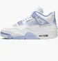Кроссовки женские Air Jordan 4 Retro Forget Me Not White/Light Blue HV0823-100