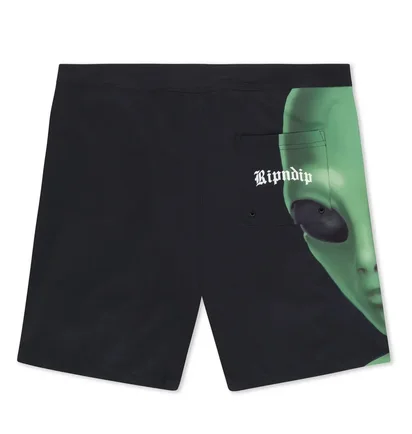 Шорты мужские RipNDip We Come In Peace Black RNDSUM24124