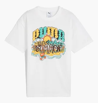 Футболка детская Puma Graphics Puma White 629874-02