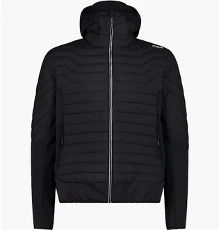Куртка мужская CMP Jacket Hybrid Fix Hood Nylon Black 34Z2007-U901
