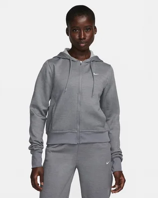 Толстовка жіноча Nike Therma-Fit One Full-Zip Hoodie Grey FB5216-091