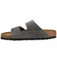 Тапочки мужские BIRKENSTOCK Arizona Oiled Leather Soft Footbed Sandals Grey 552801