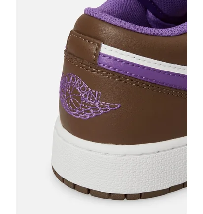 Кросівки дитячі Nike Air Jordan 1 Low Se (Gs) Sneakers Brown/White 553560-215