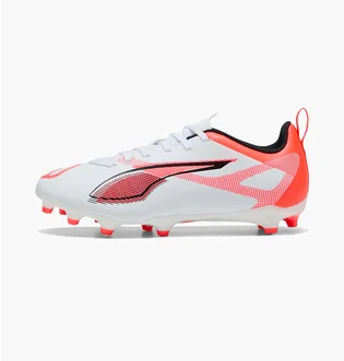 Бутсы детские Puma Ultra 5 Play Fg/Ag White/Red 108170-01