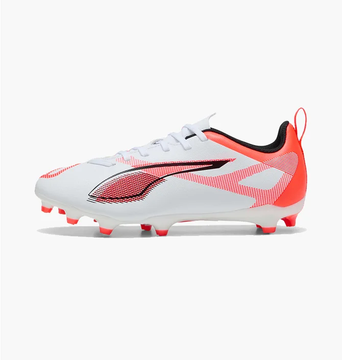 Бутсы детские Puma Ultra 5 Play Fg/Ag White/Red 108170-01
