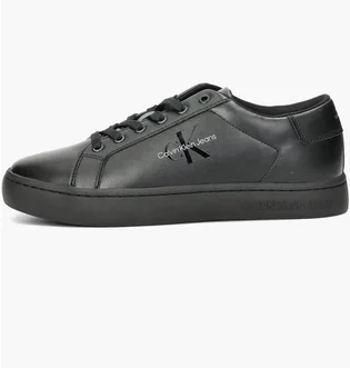 Кроссовки мужские Calvin Klein Leather Trainers Black YM0YM004910GT