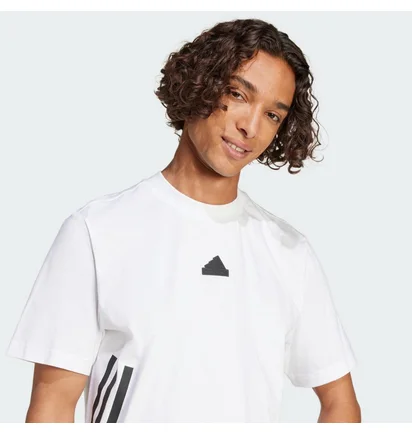 Футболка чоловіча Adidas Future Icons 3-Stripes Sportswear White JJ4159