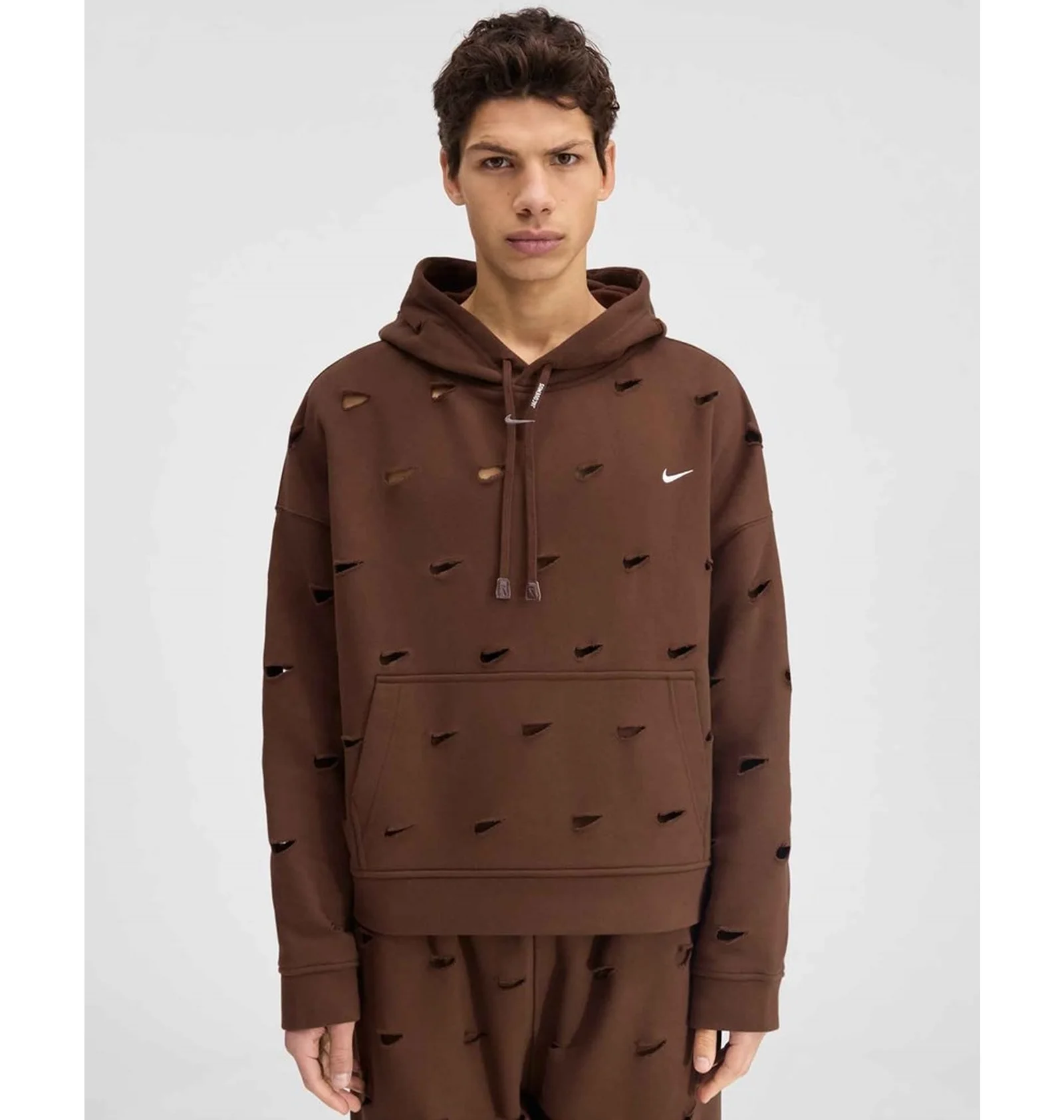 ᐉ Худи унисекс Nike Rg Swoosh Hoodie X Jacquemus Brown FJ3481-259